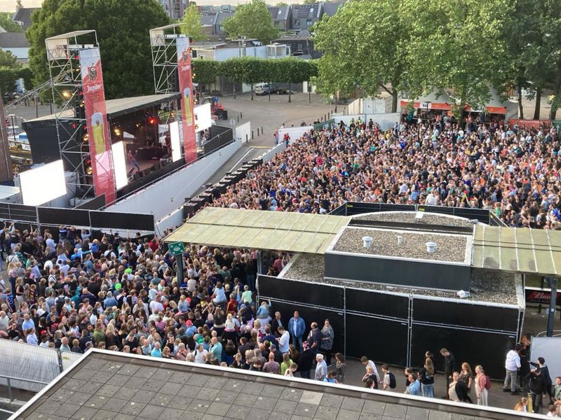 Drukte op het TT-festival